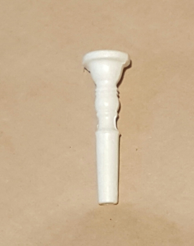 (imagen para) BOQUILLA CORNETA PLÁSTICO COLOR BLANCO REGLAMENTARIA NACION